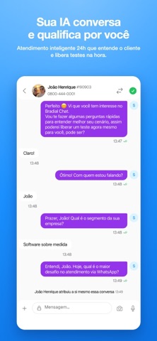 Bradial Chat screenshot