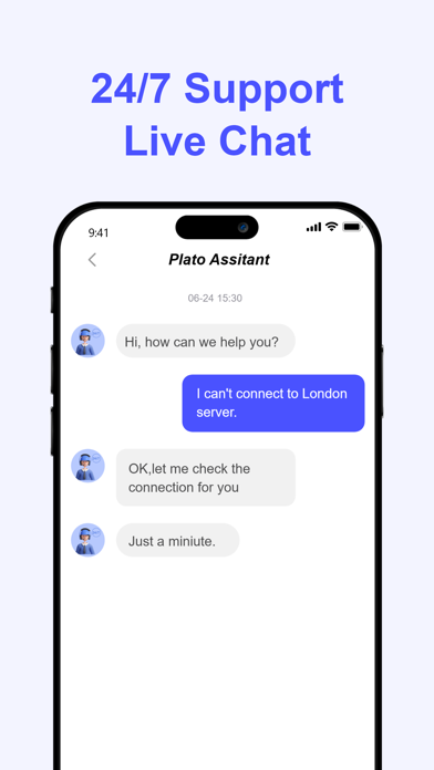 PlatoVPN Pro: Fast, Stable VPN iPhone screenshot 6 - Utilities app