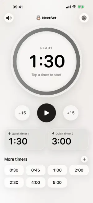 NextSet - Simple Rest Timer screenshot 1