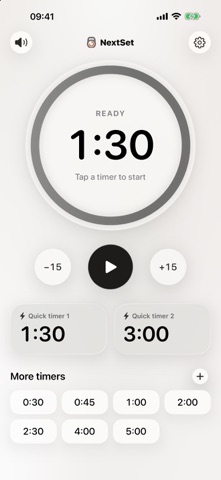 NextSet - Simple Rest Timer screenshot 1