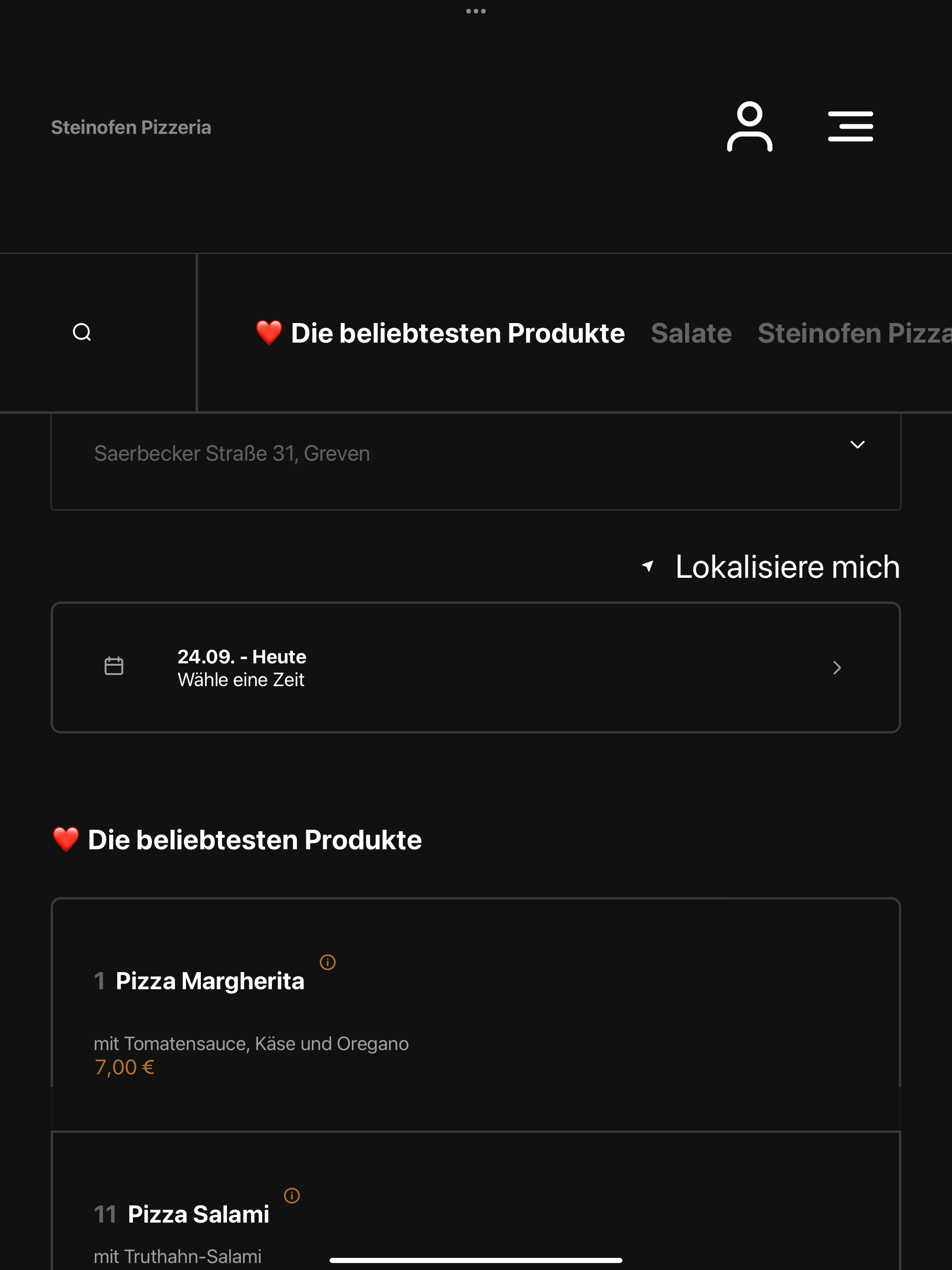 Steinofen Pizzeria Greven