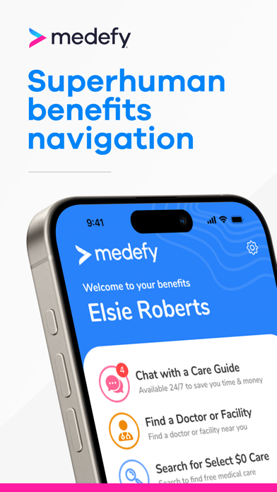 Medefy Benefits App Screenshot
