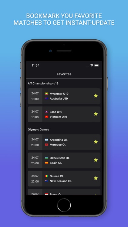 Footies - Football scores