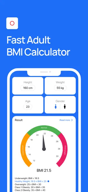 BMI Calculator Weight Tracker! screenshot 1