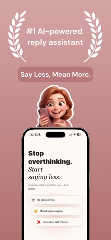 SayLess: AI Text Reply App Screenshot 1 of 5