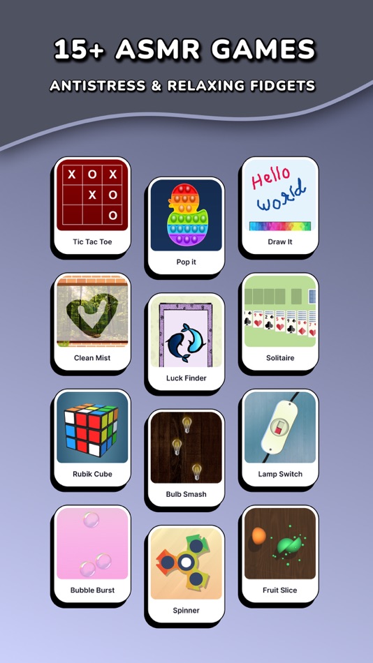 #1. Satisfying Games - ASMR Games (iOS) Podle: No WiFi Games