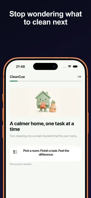 Cleaning Schedule: CleanCue screenshot 1