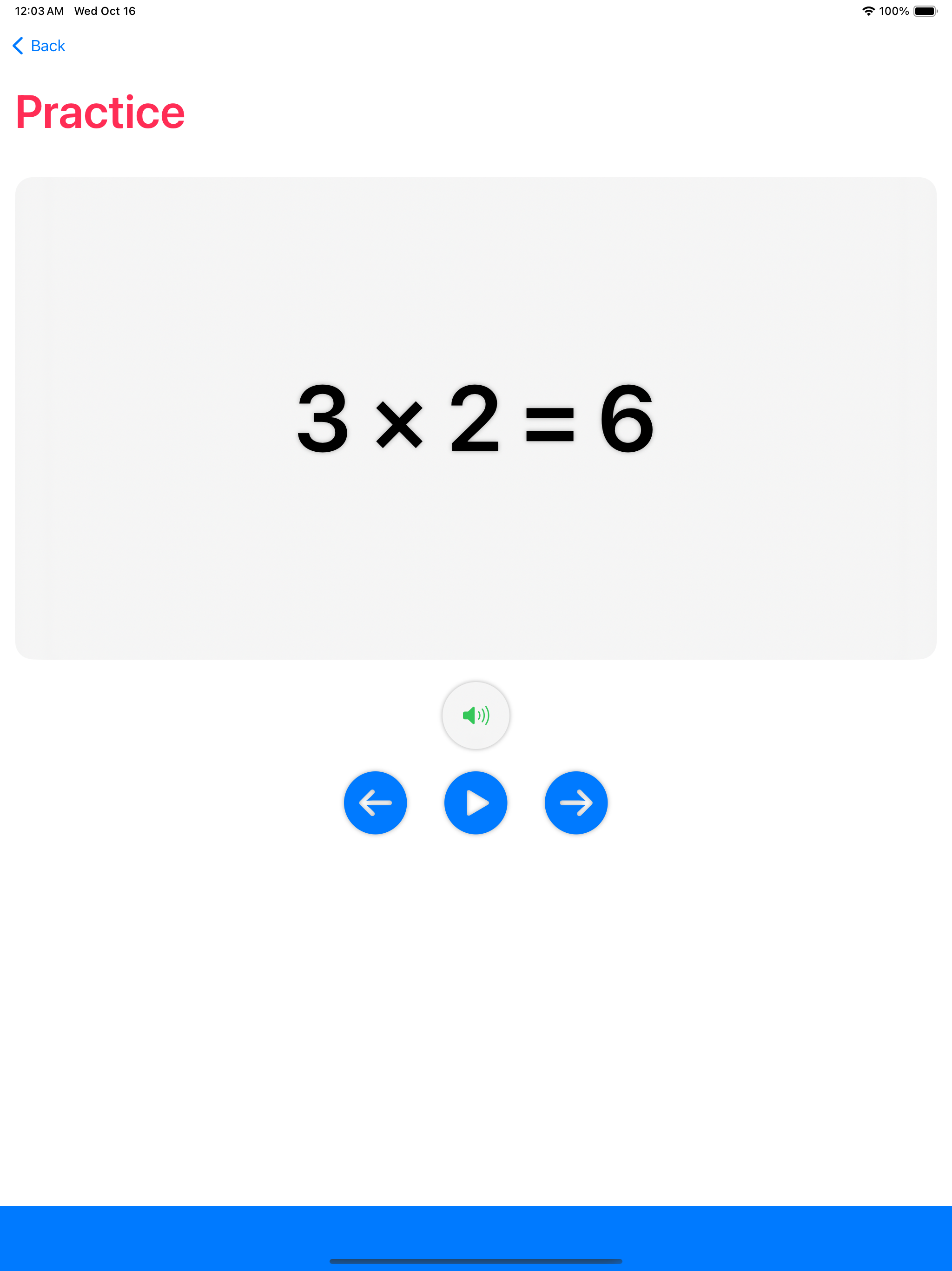 Learning: Multiplication
