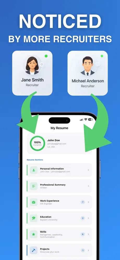Resume Builder AI Pro AI 简历应用截图