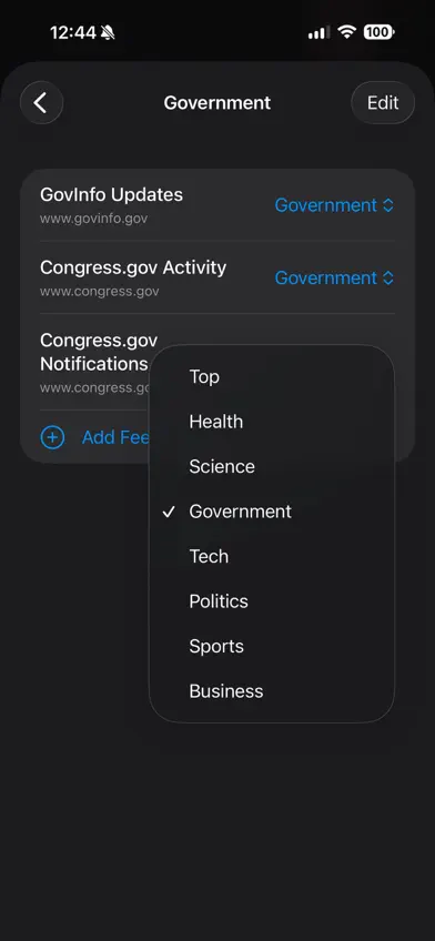 OpenWire RSS Reader screenshot 5