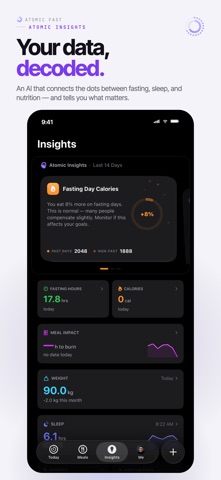 Atomic Fast: Fasting & Diet Screenshot 7 of 10