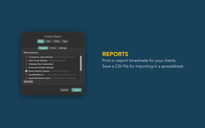 Screenshot #3 pour Tracktiq Time Tracker