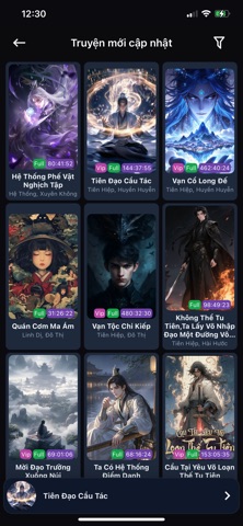 Audio truyện AI iPhone screenshot