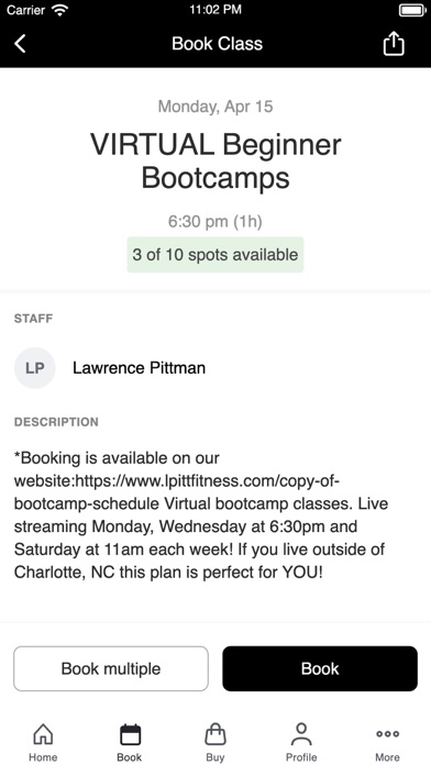 LPittfitness: Fitness Center Screenshot