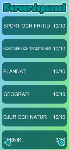 Korsordspussel screenshot 1