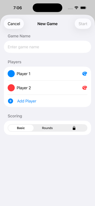 Muuze's  Score Tracker Screenshot 1 of 3