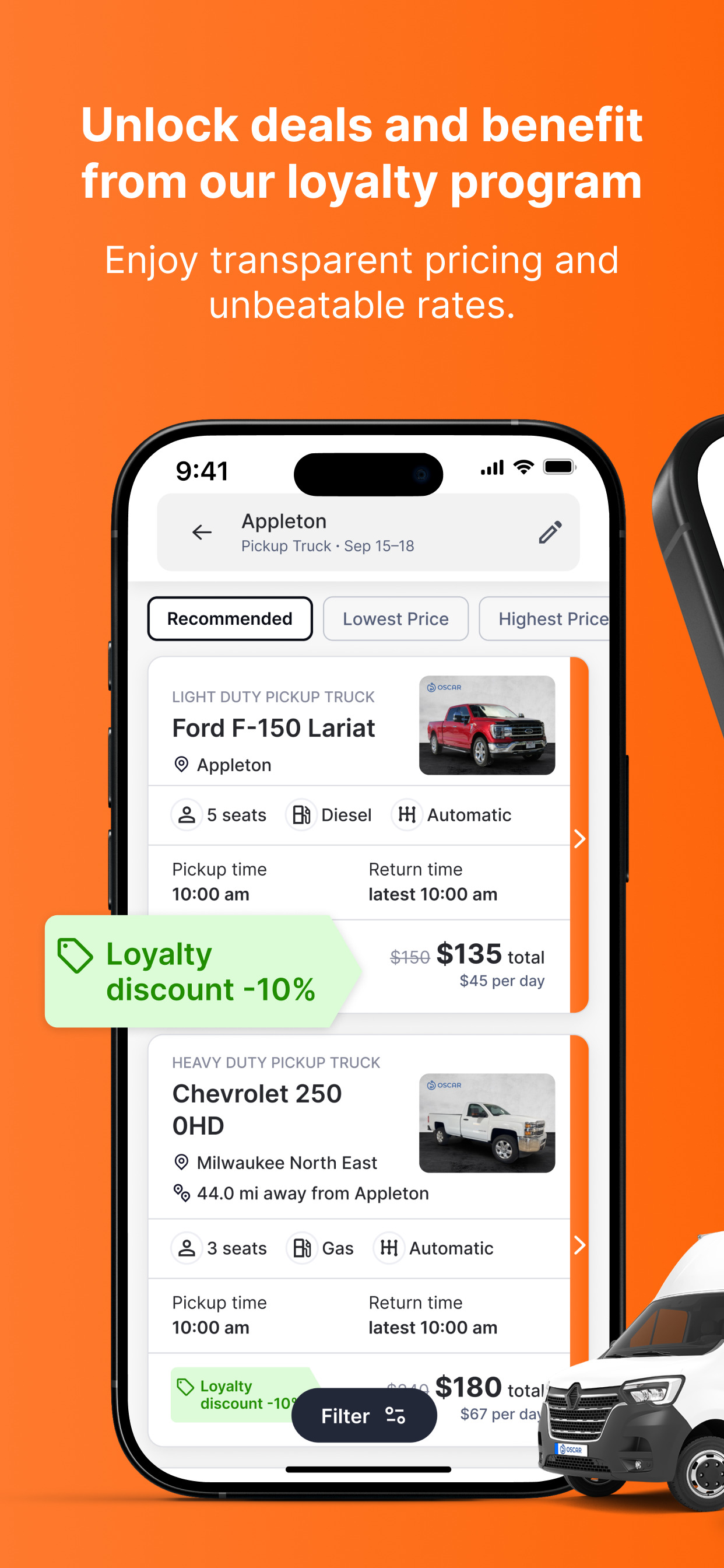Oscar Car Rental screenshot 2