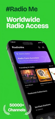 RadioMe - Podcast & Radio App iPhone screenshot