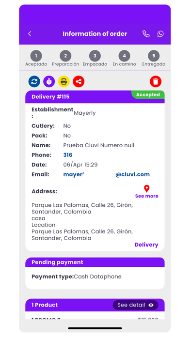 Cluvi Restaurantes Screenshot