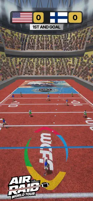 Air Raid Flag Football Game screenshot 1