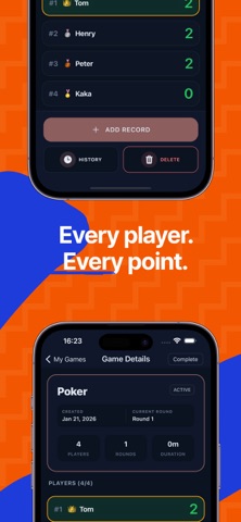 Score Keeper Card Games Screenshot 2 of 6
