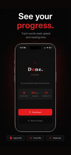 Anchor: RSVP Speed Reader screenshot 3