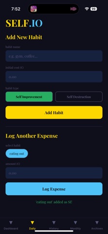 SELF.IO Screenshot 9 of 10