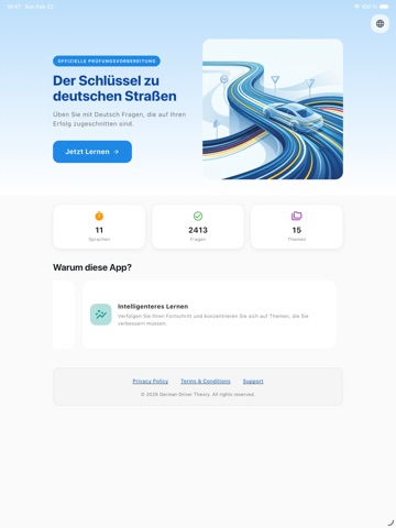 German Driving Theory 2026 iPad screenshot