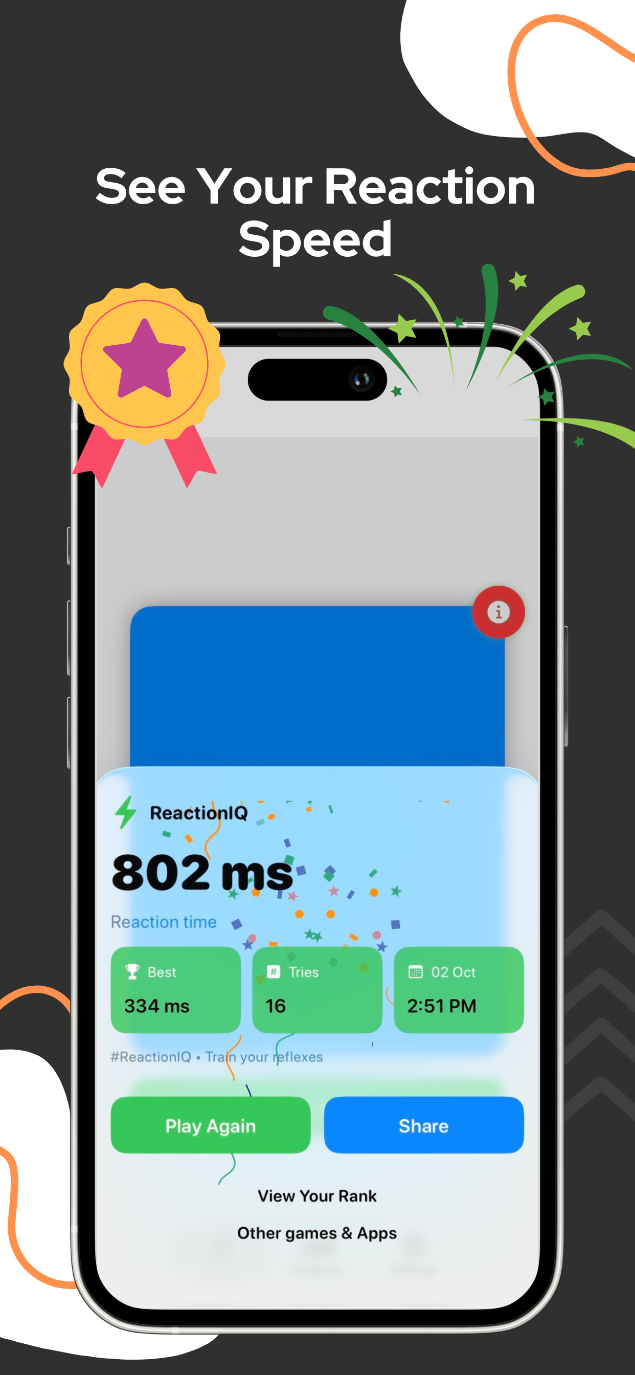 ReactionIQ: Reflex, Focus & IQ screenshot 4
