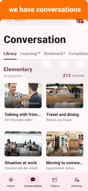 English - Listening Speaking screenshot 2