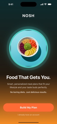 Nosh AI: Meal Planner iPhone screenshot