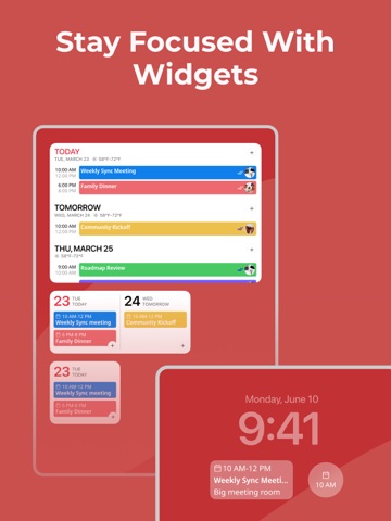 GroupCal - Shared Calendar iPad screenshot