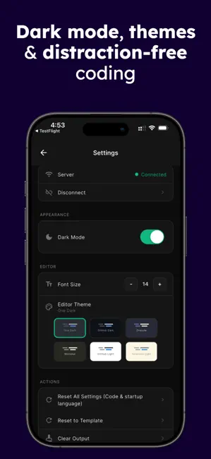onlinegdb iPhone screenshot 5