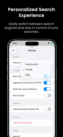 WeblioX - Private Web Browser screenshot
