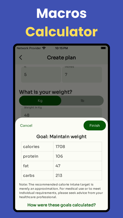 Food Tracker - Caloist Screenshot