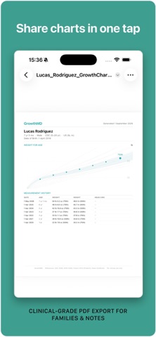 GrowthMD: Pediatric Charts Screenshot 6 of 8