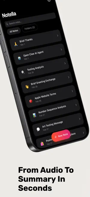Notella - AI Note Taking app screenshot 2