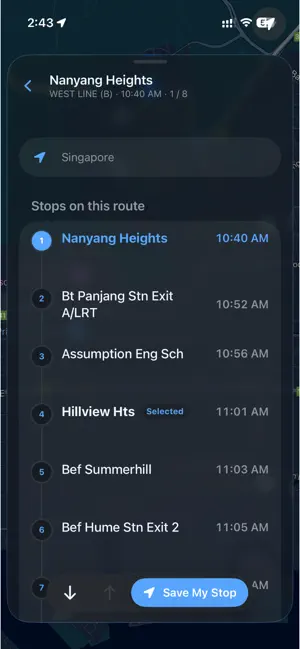 NaSum Shuttle Check-In screenshot 2
