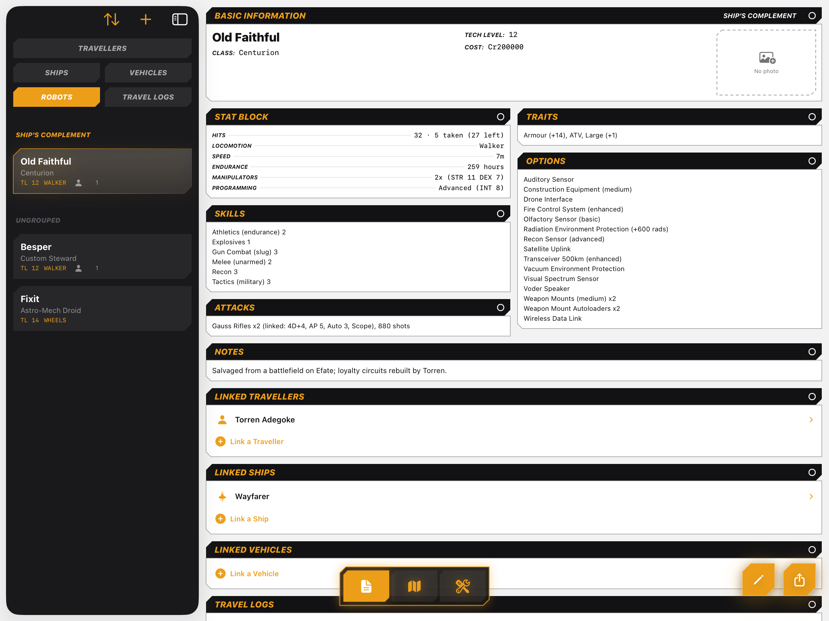 Traveller RPG Companion screenshot 17
