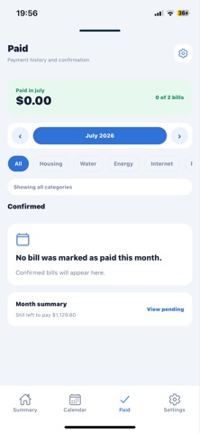 Debts up to Date screenshot