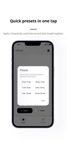 VTimer: Custom Interval Timer Screenshot 3 of 6
