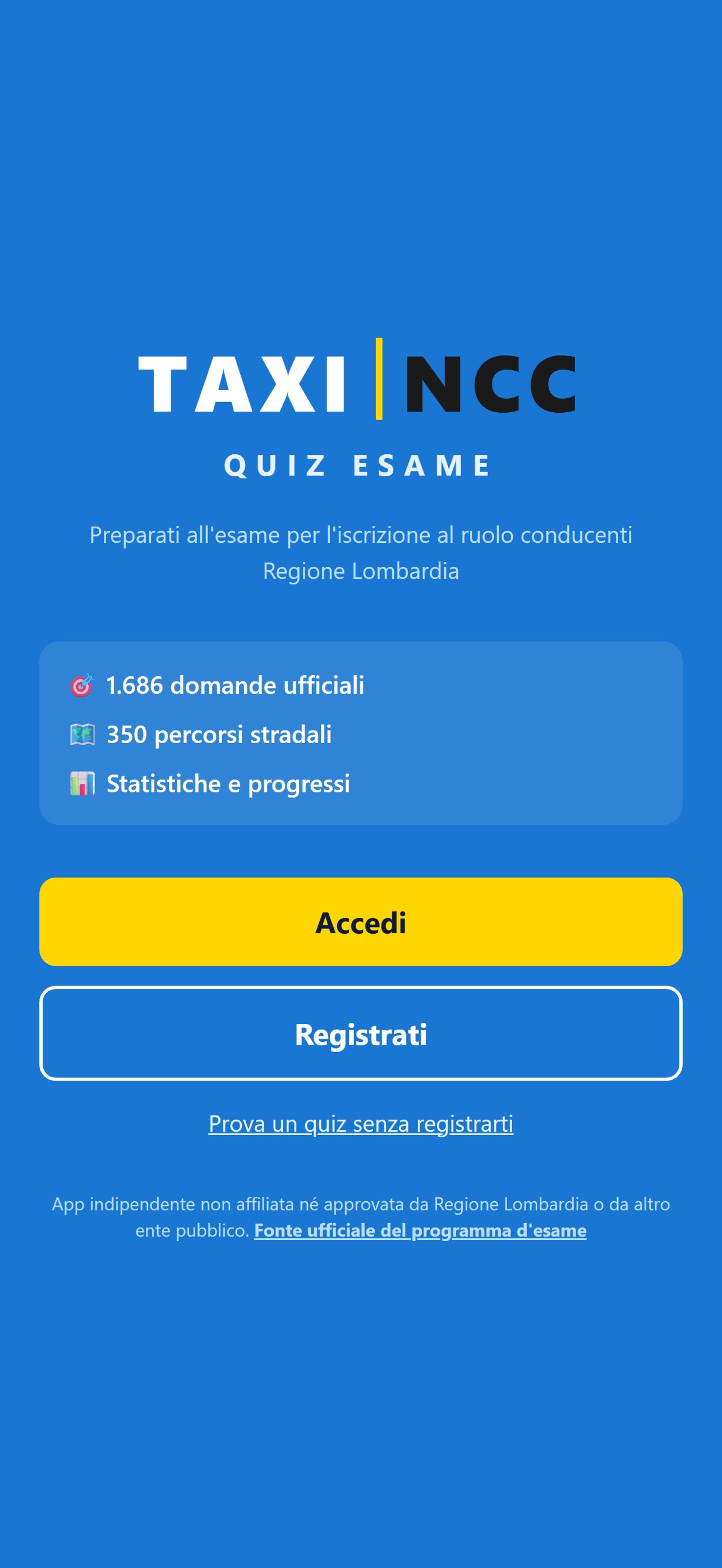 Screenshot 1 of Quiz Taxi-NCC