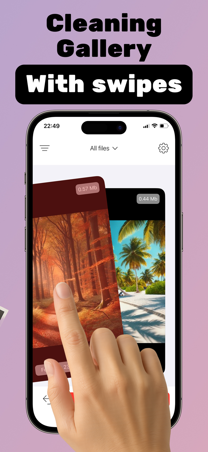 Photo delete swipe & Free up screenshot 2