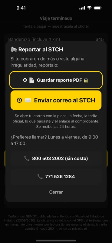 Taxímetro Pachuca screenshot 1 of 4