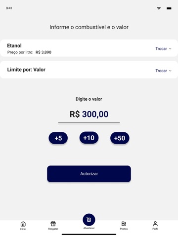 Cliente Ararinha Azul iPad screenshot