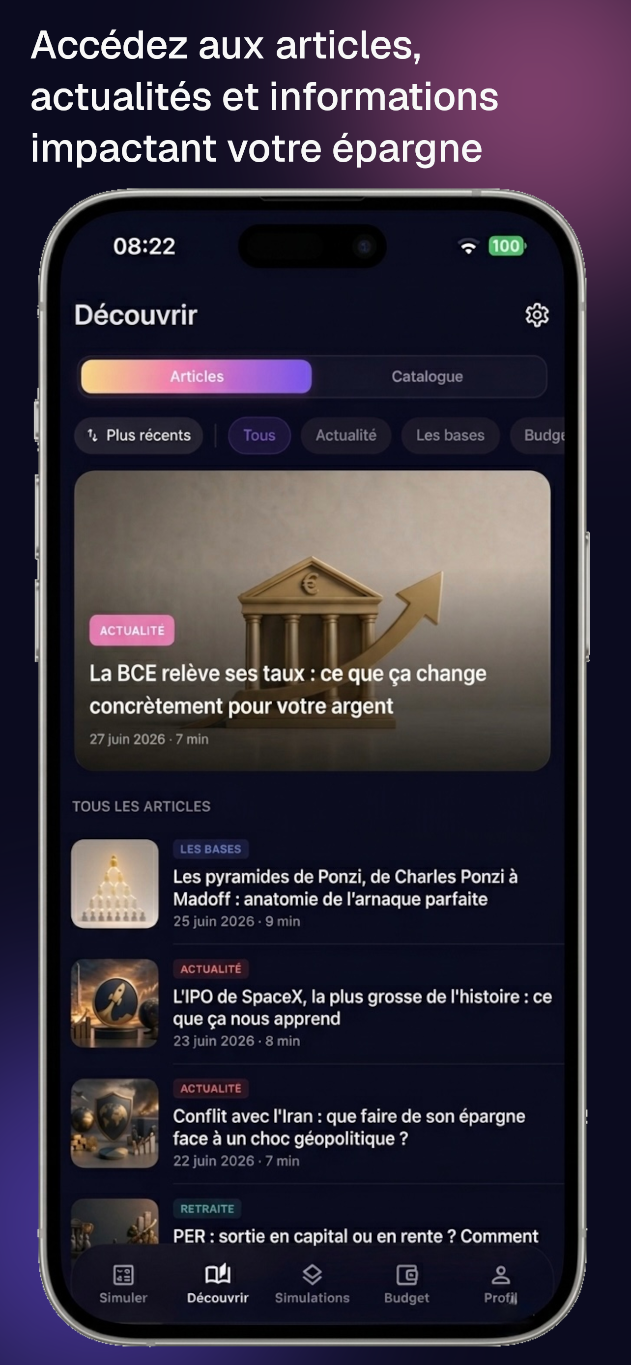 Monevia : simulateur d'épargne screenshot 6