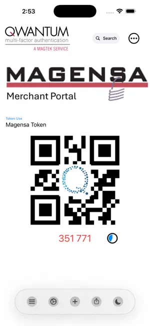 QMFA Wallet screenshot 1