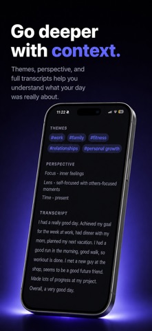 Voice Journal & Diary - Vojo iPhone screenshot