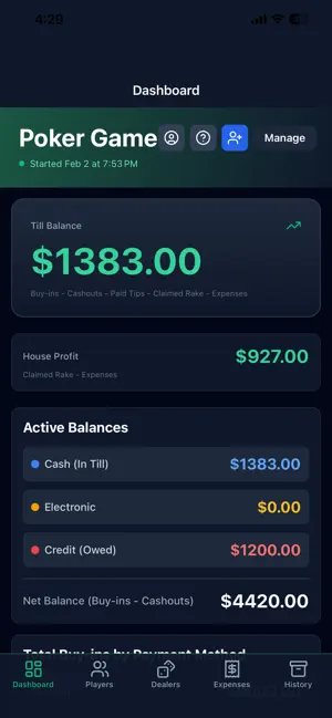 Poker Night Ledger screenshot 1