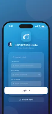 EXPOPASS ONSITE screenshot 2